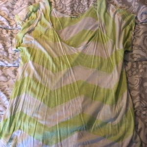 Lime & White Billabong T-Size L